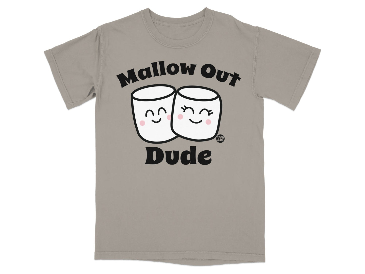 Mallow Out Dude Funny Graphic Tee for Casual Wear