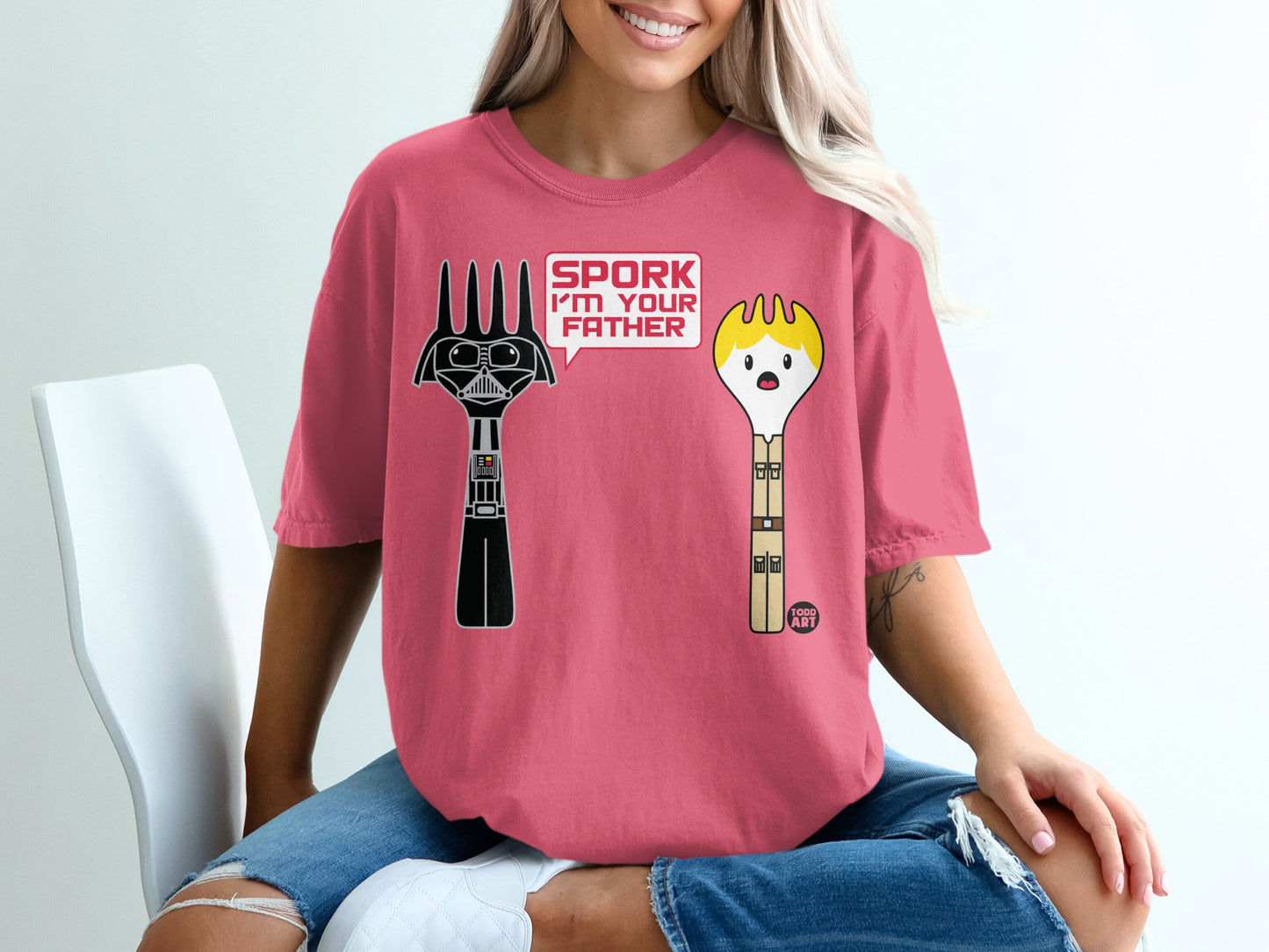 Spork I'm Your Father Fork Parody Todd Art product type