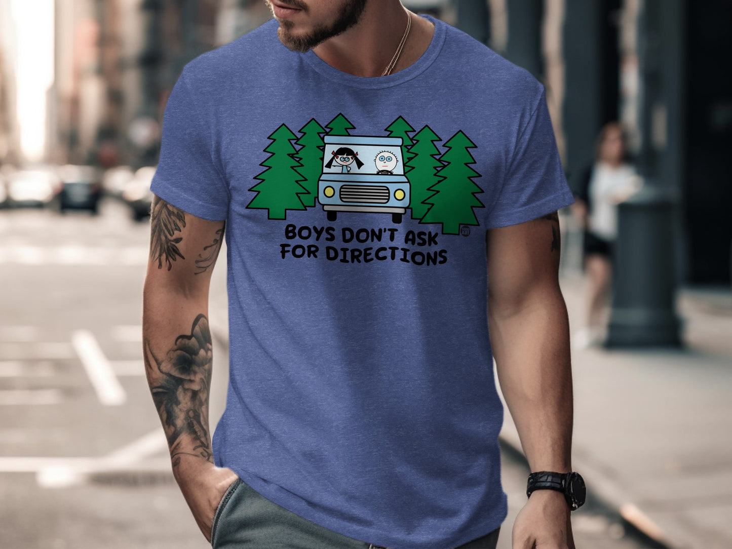 Boys Don't Ask for Directions Graphic T-shirt