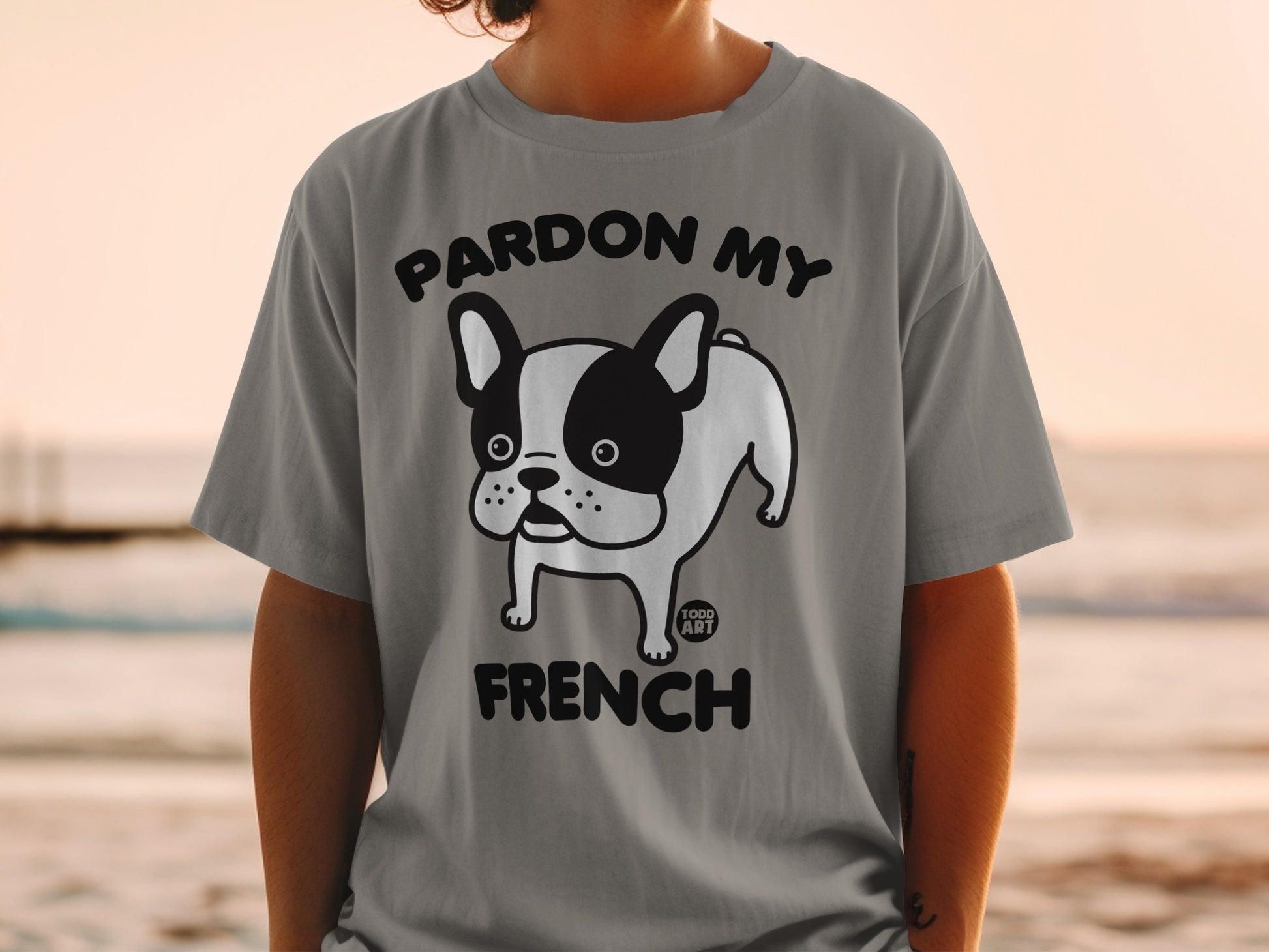 Pardon My French Bulldog Graphic T-Shirt