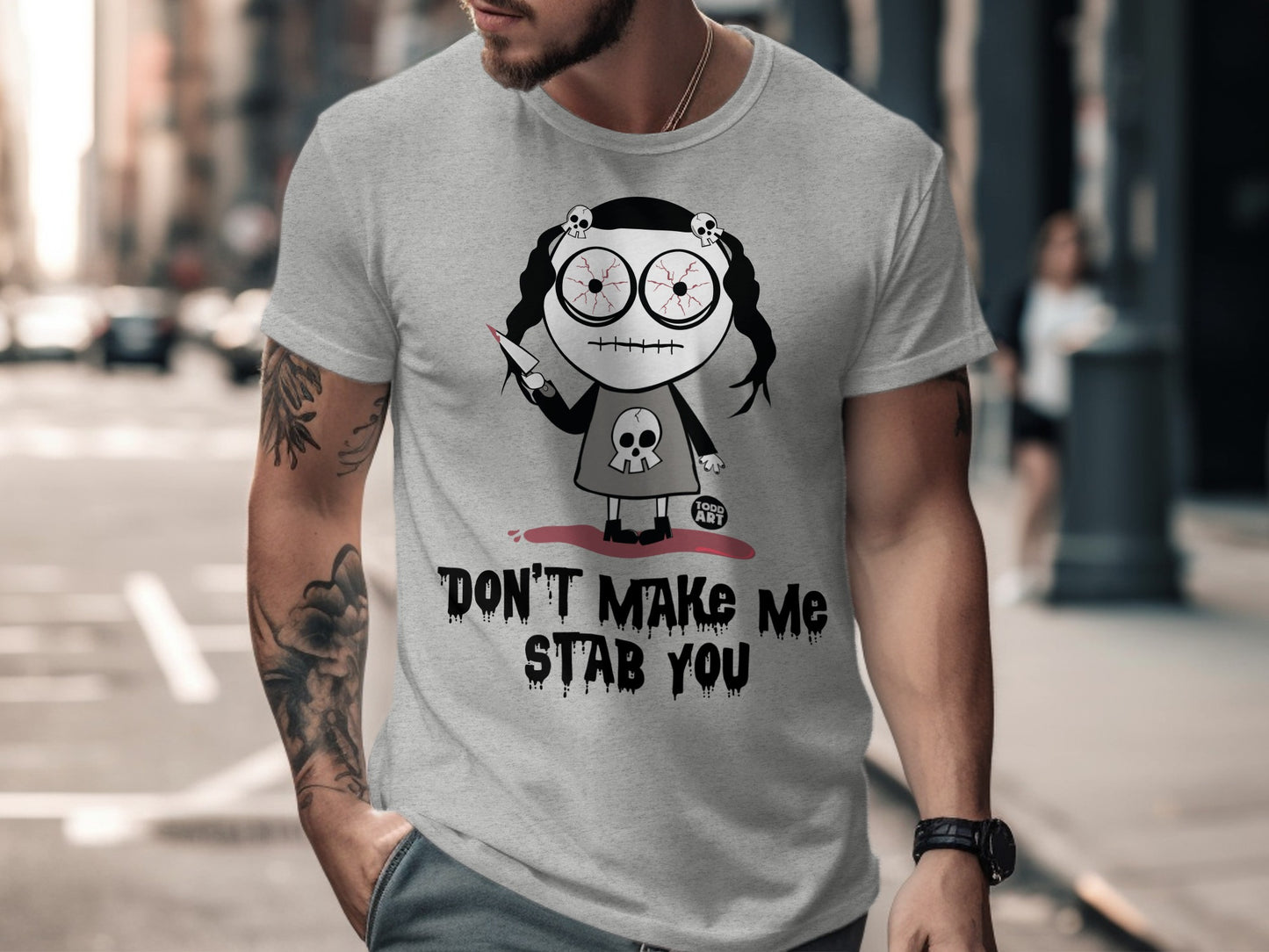 Don't Make Me Stab You Halloween T-Shirt