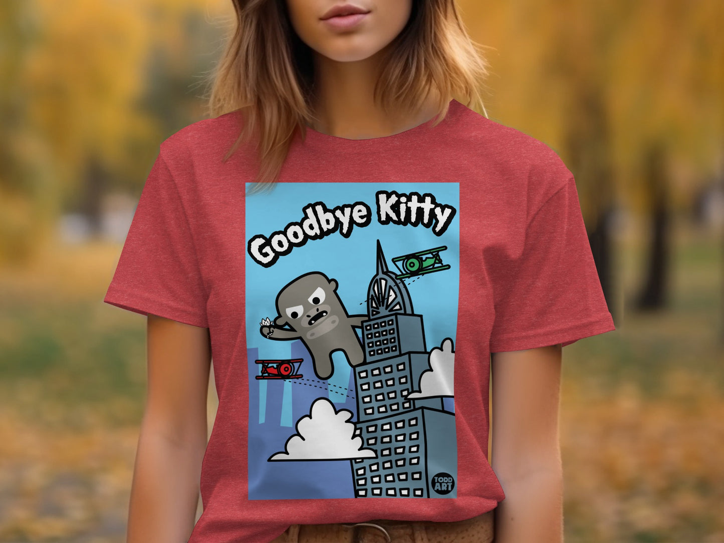 Goodbye Kitty Illustrated Graphic Tee Product