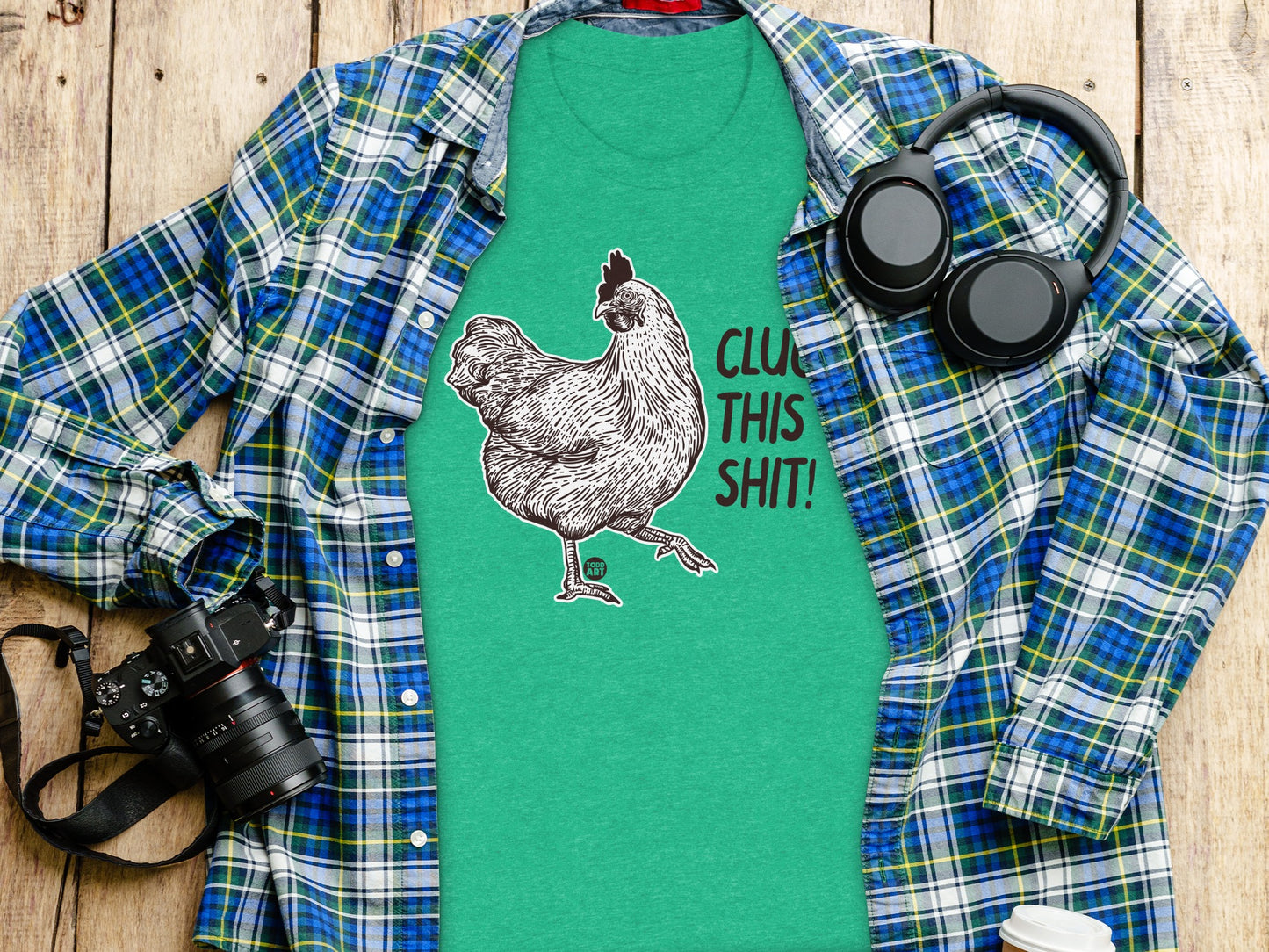 Cluck This Shit Funny Chicken Shirt Humor Tee Gift