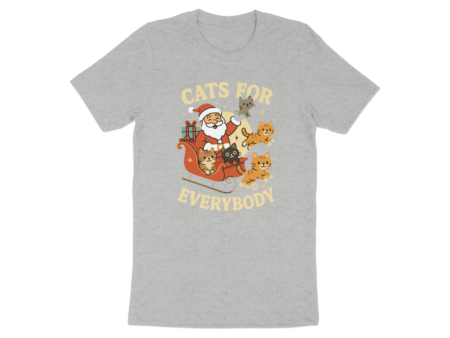 Santa Claus Cats for Everybody Graphic T-shirt