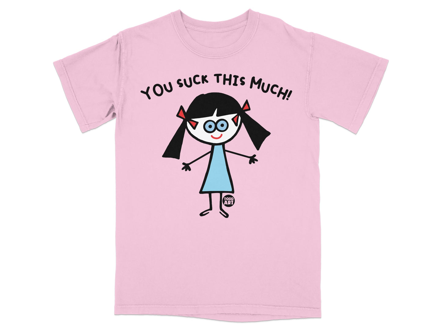 You Suck This Much Cartoon Character T-Shirt