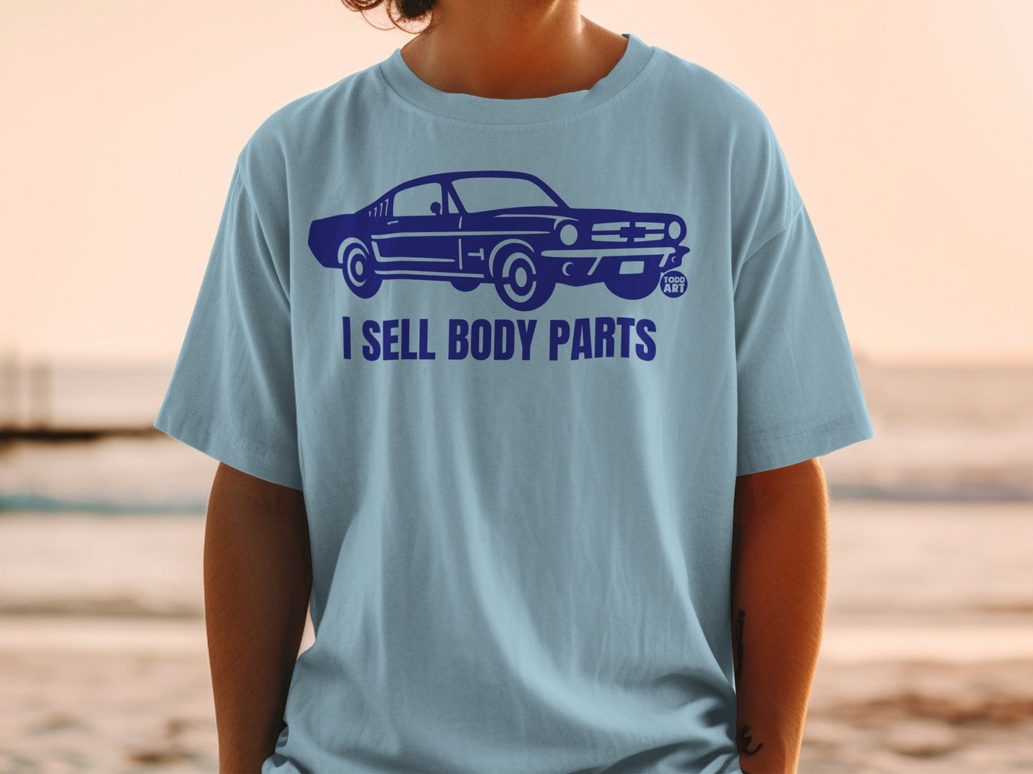 I Sell Body Parts Graphic Tee for Car Enthusiasts