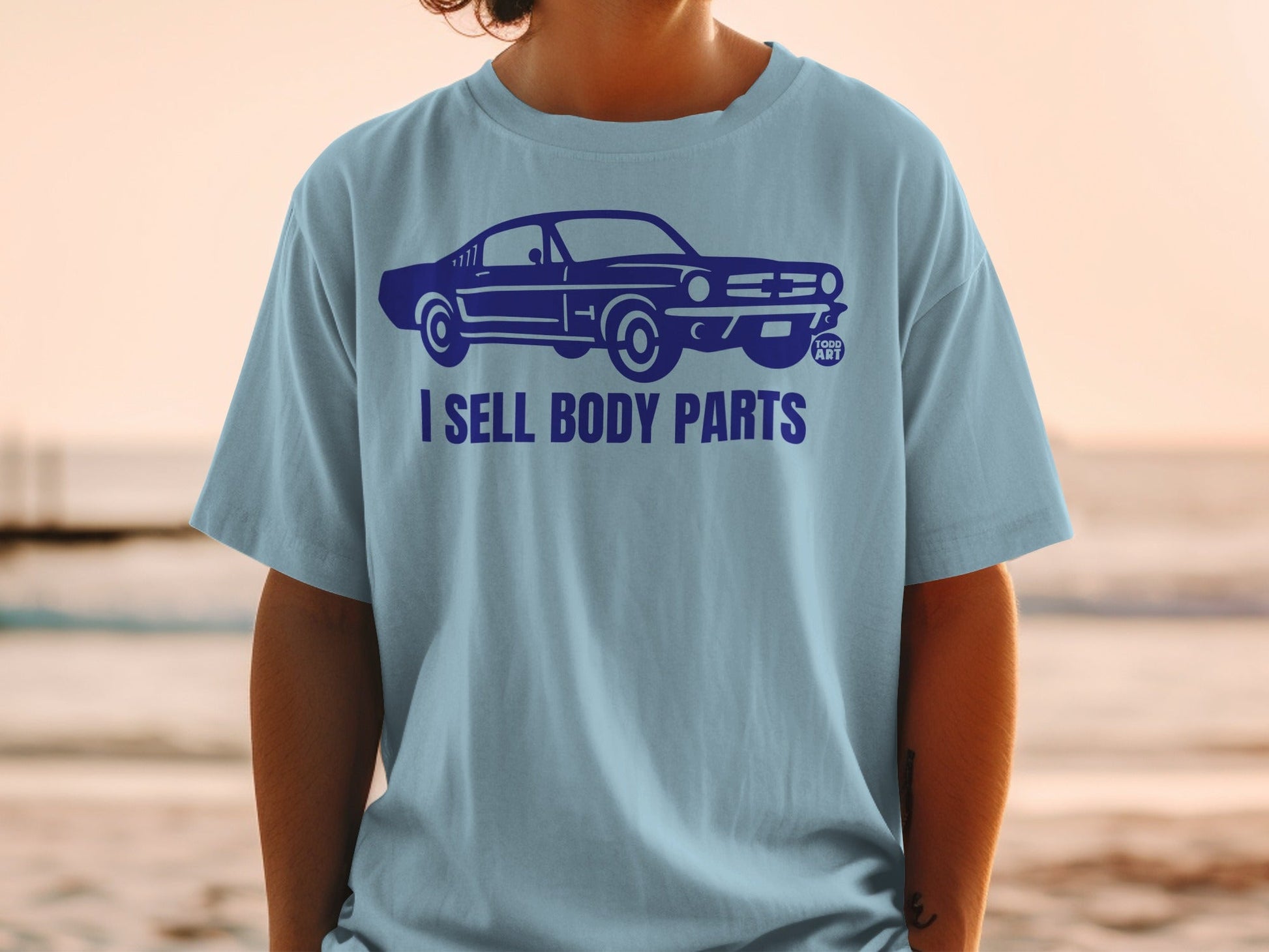 I Sell Body Parts Graphic Tee for Car Enthusiasts