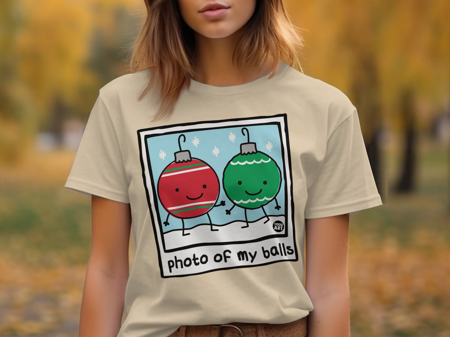 Photo of My Balls Christmas Humor T-Shirt