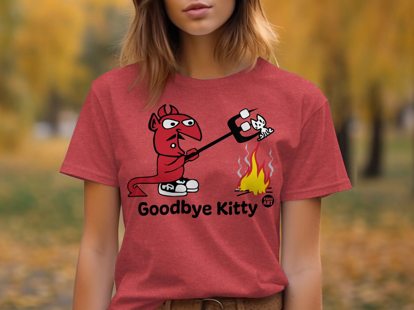 Goodbye Kitty Funny Graphic T-Shirt for Cat Lovers