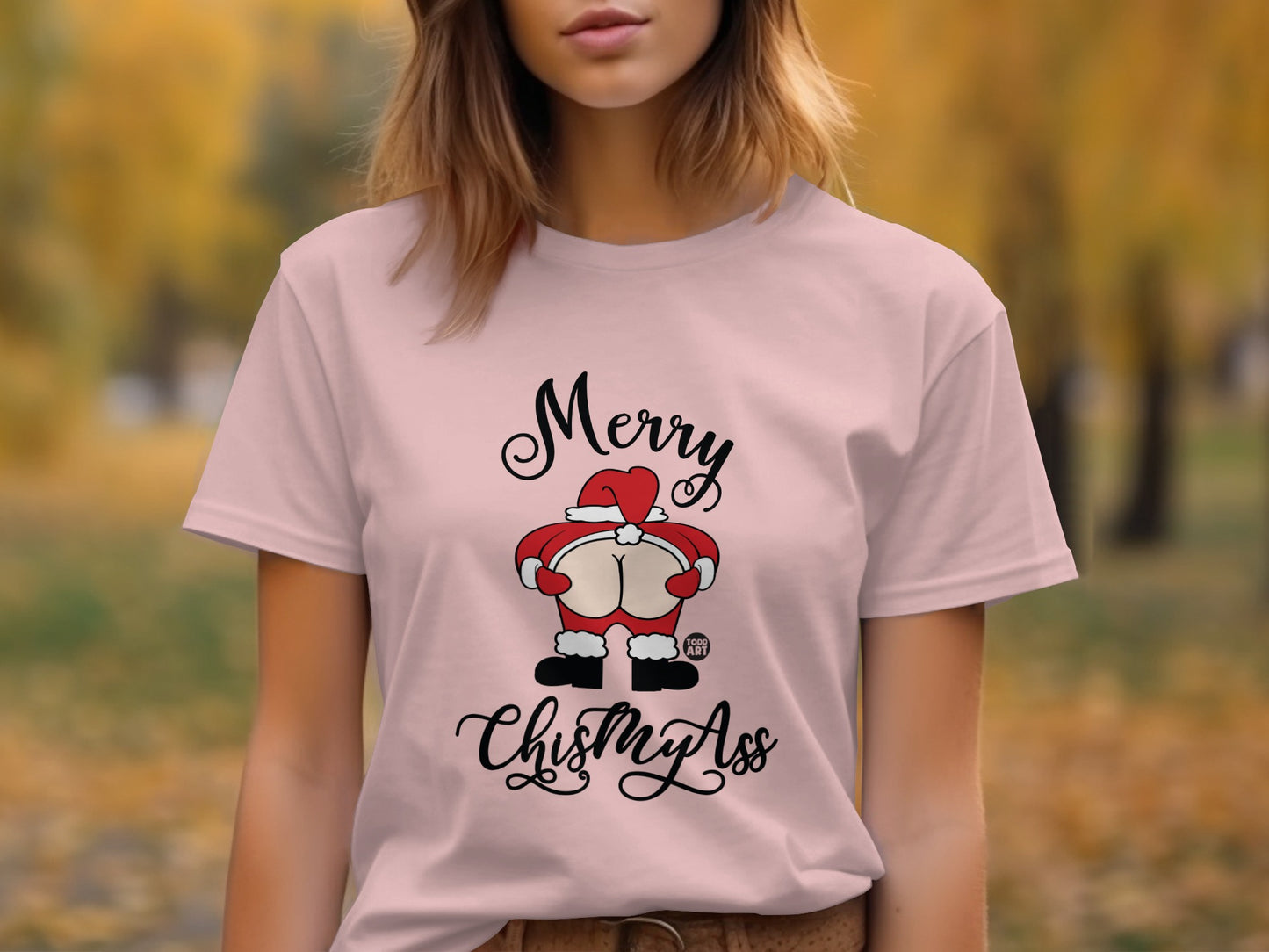 Merry ChistMyAss Festive Graphic T-shirt