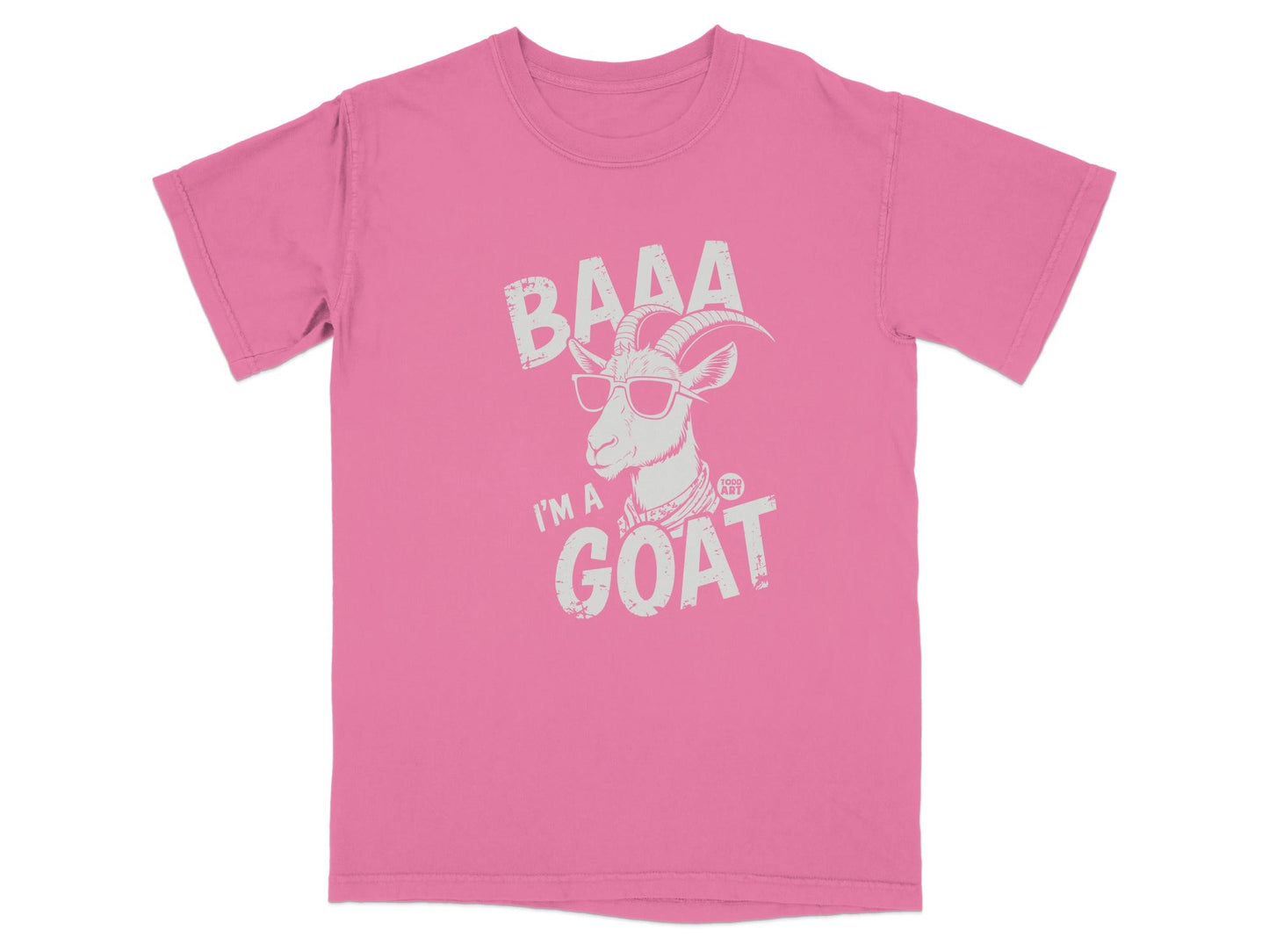 BAAA I'M A GOAT Graphic Tee Fun Animal Design