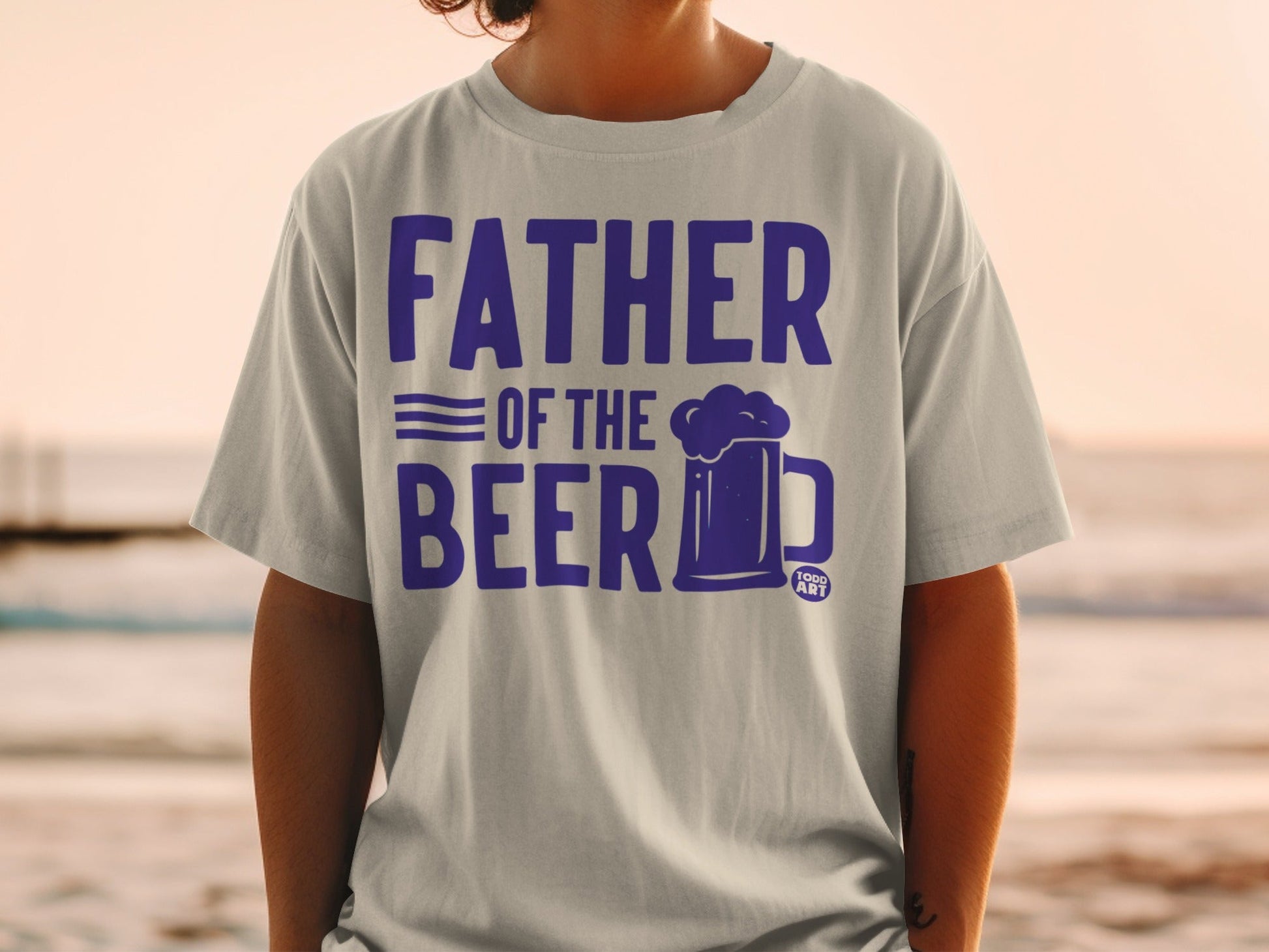 Father of the Beer Graphic Tee Shirt for Beer Lovers