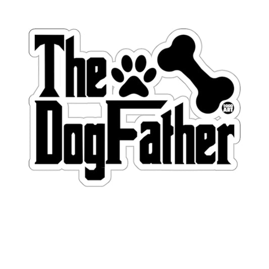 The DogFather Paw and Bone Sticker Design Product