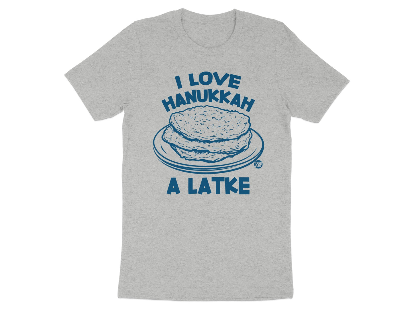 I Love Hanukkah A Latke Graphic Tee Shirt Product