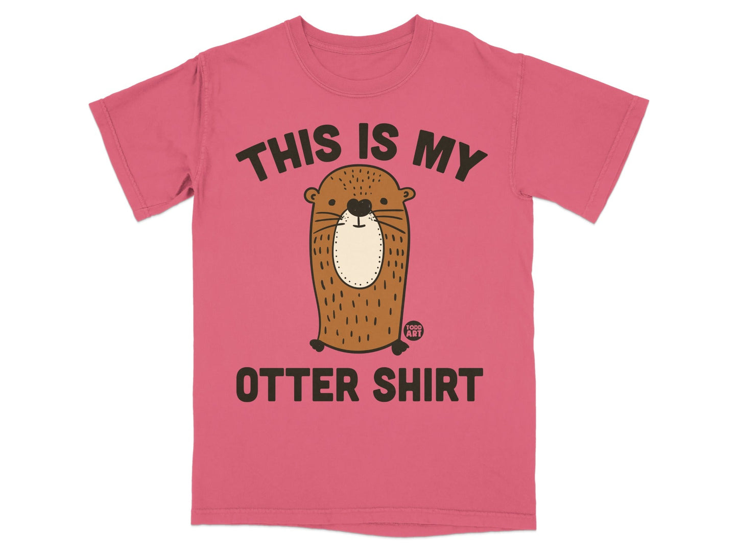 This Is My Otter Shirt Funny Casual Graphic Tee