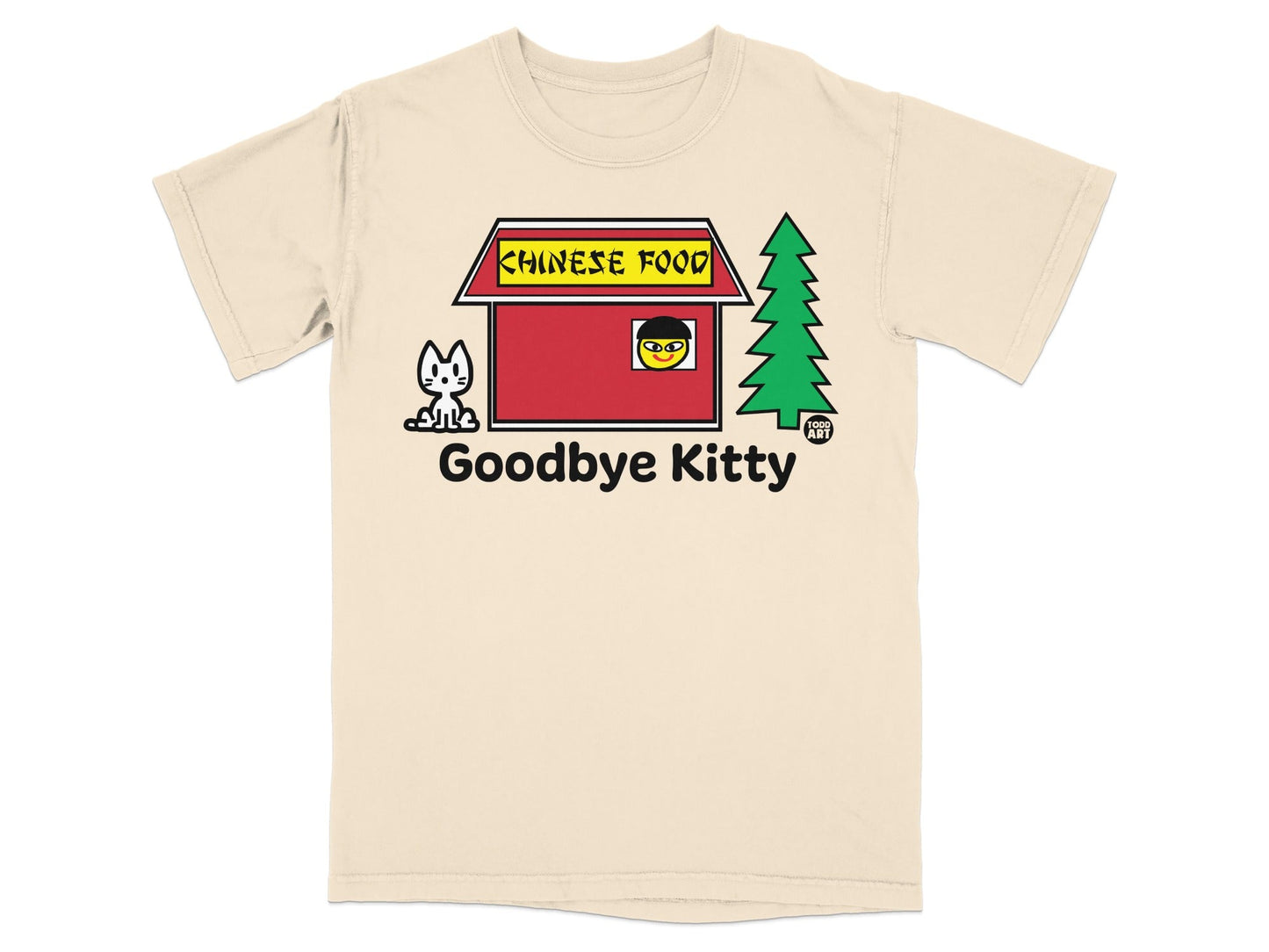 Goodbye Kitty Chinese Food Shirt Creative Design