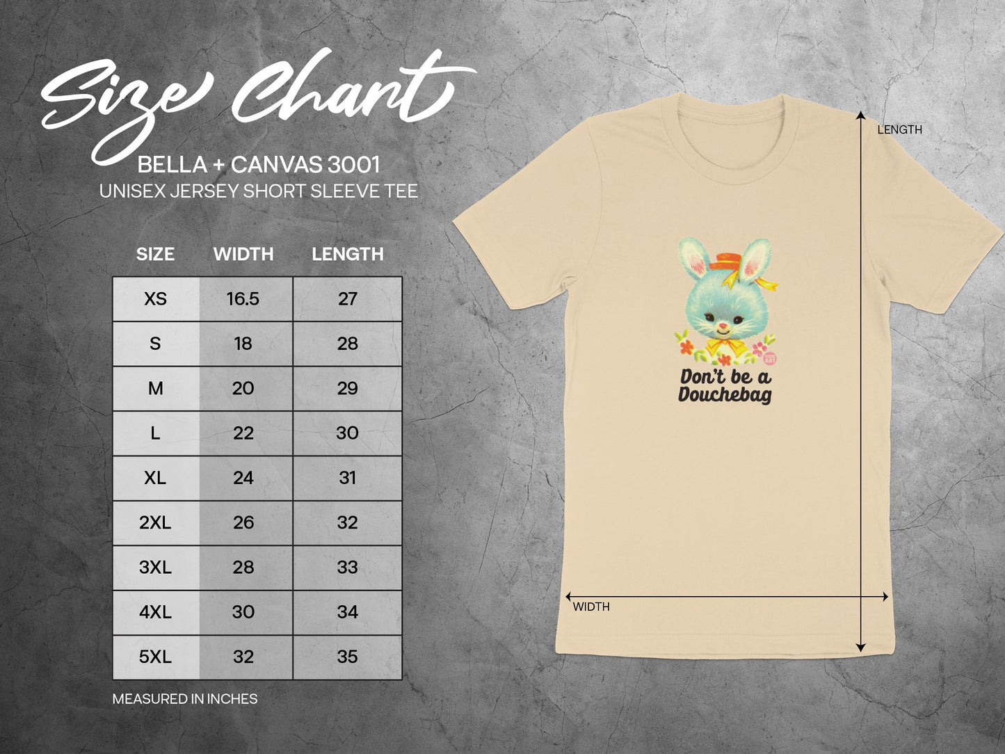 Don't Be a Douchebag Bunny Unisex Shirt