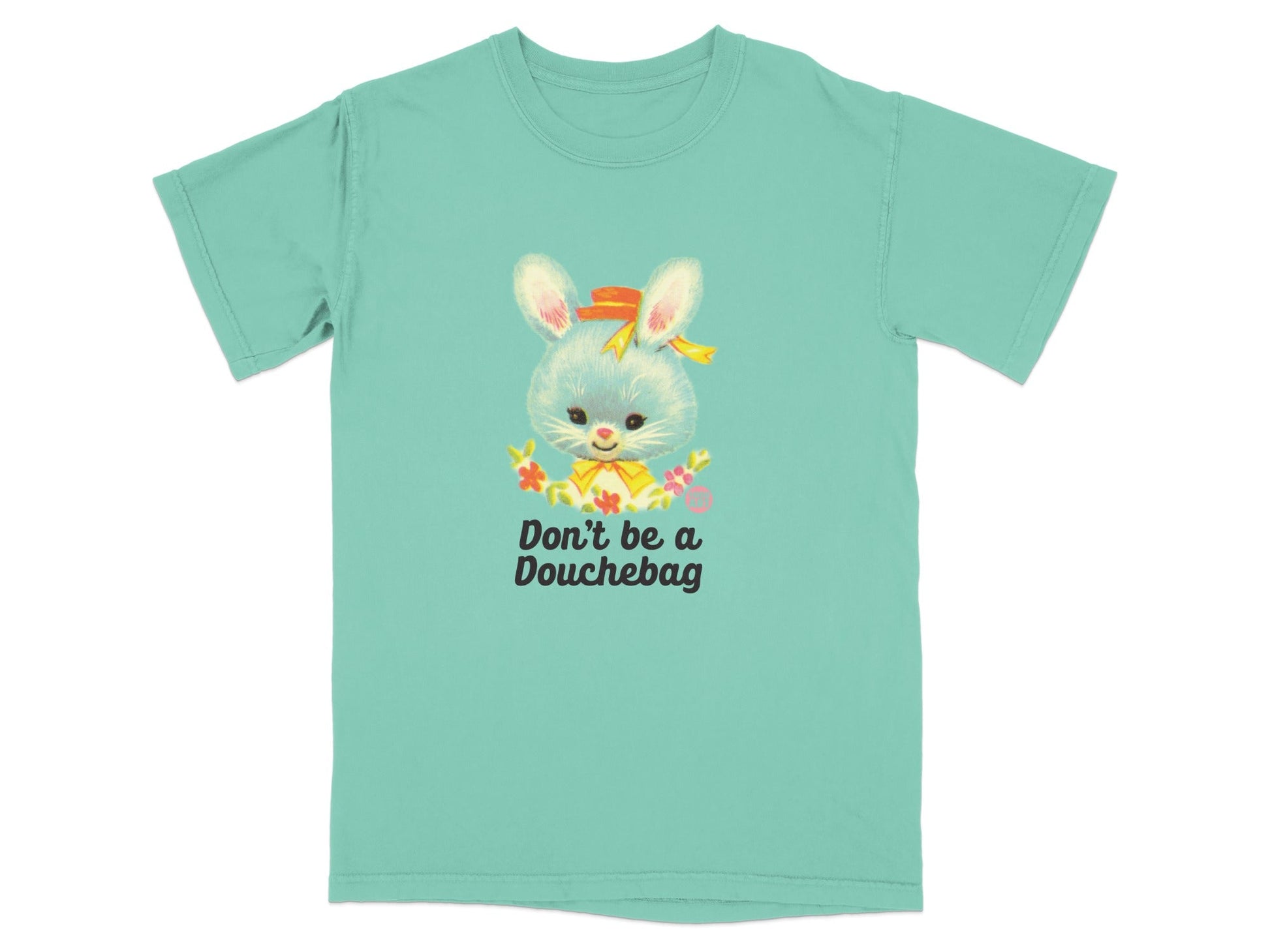 Don't Be a Douchebag Bunny Graphic Tee Shirt