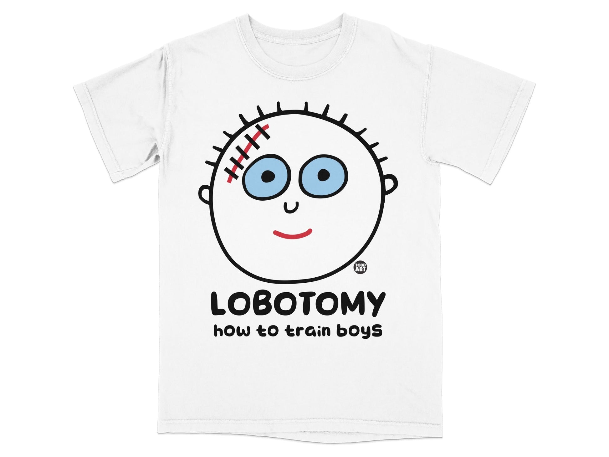 Lobotomy How to Train Boys Graphic T-shirt