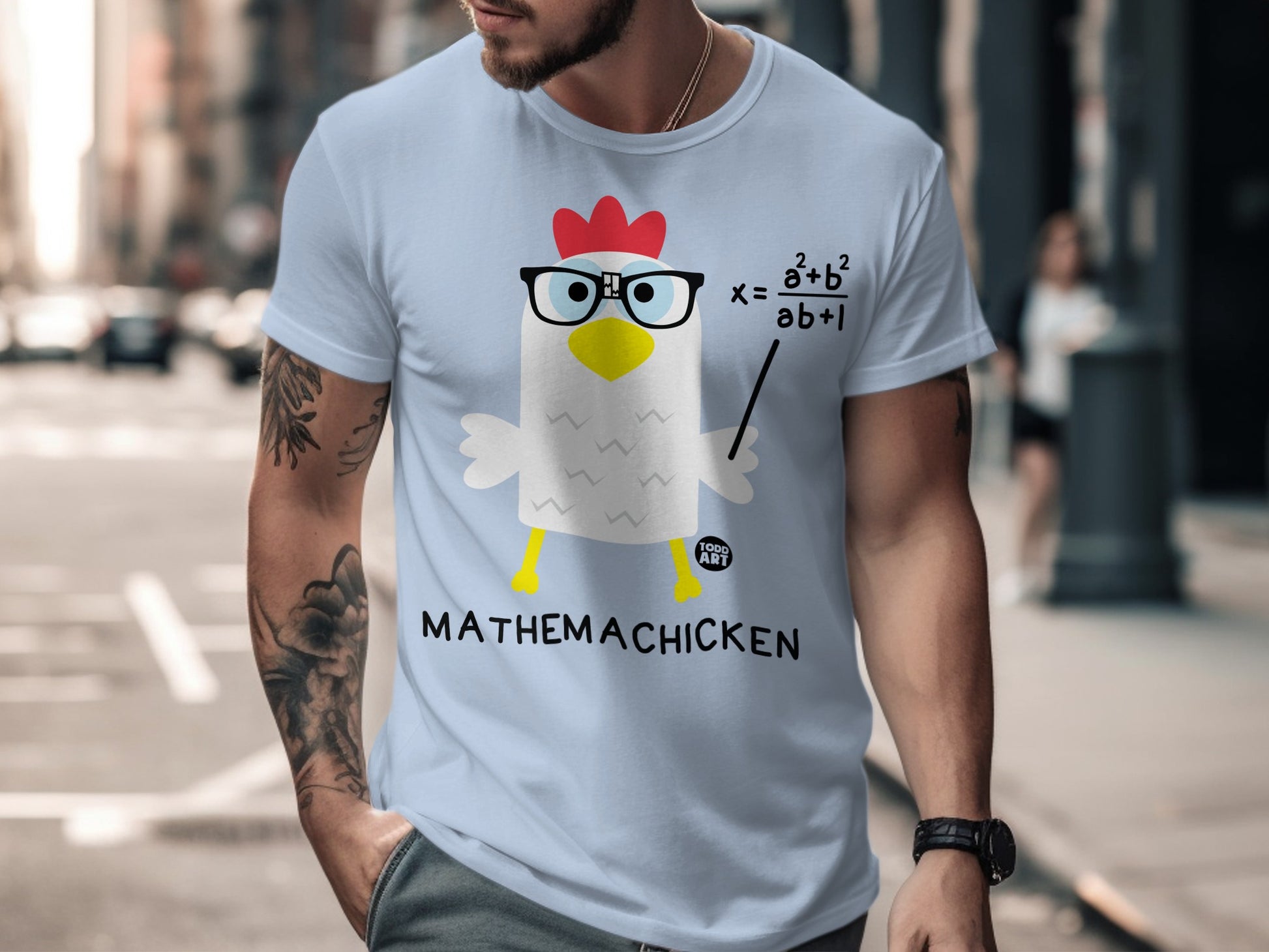 Funny MathemaChicken Shirt for Math Lovers