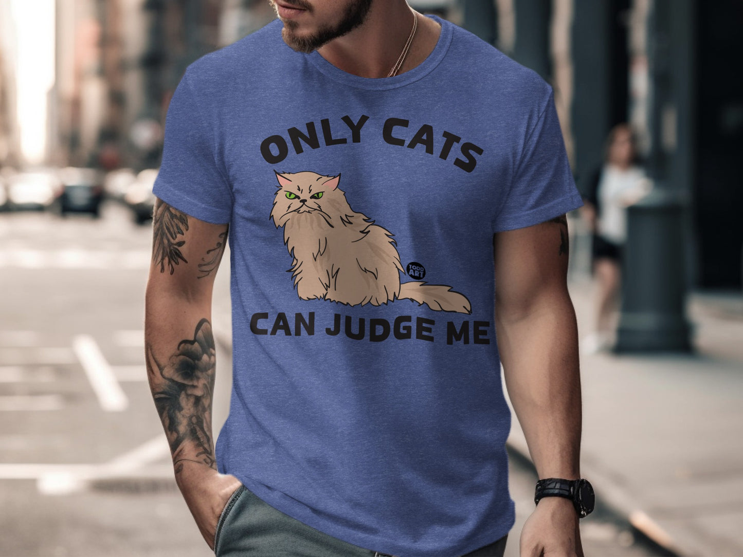 Only Cats Can Judge Me Funny Cat Lover T-shirt