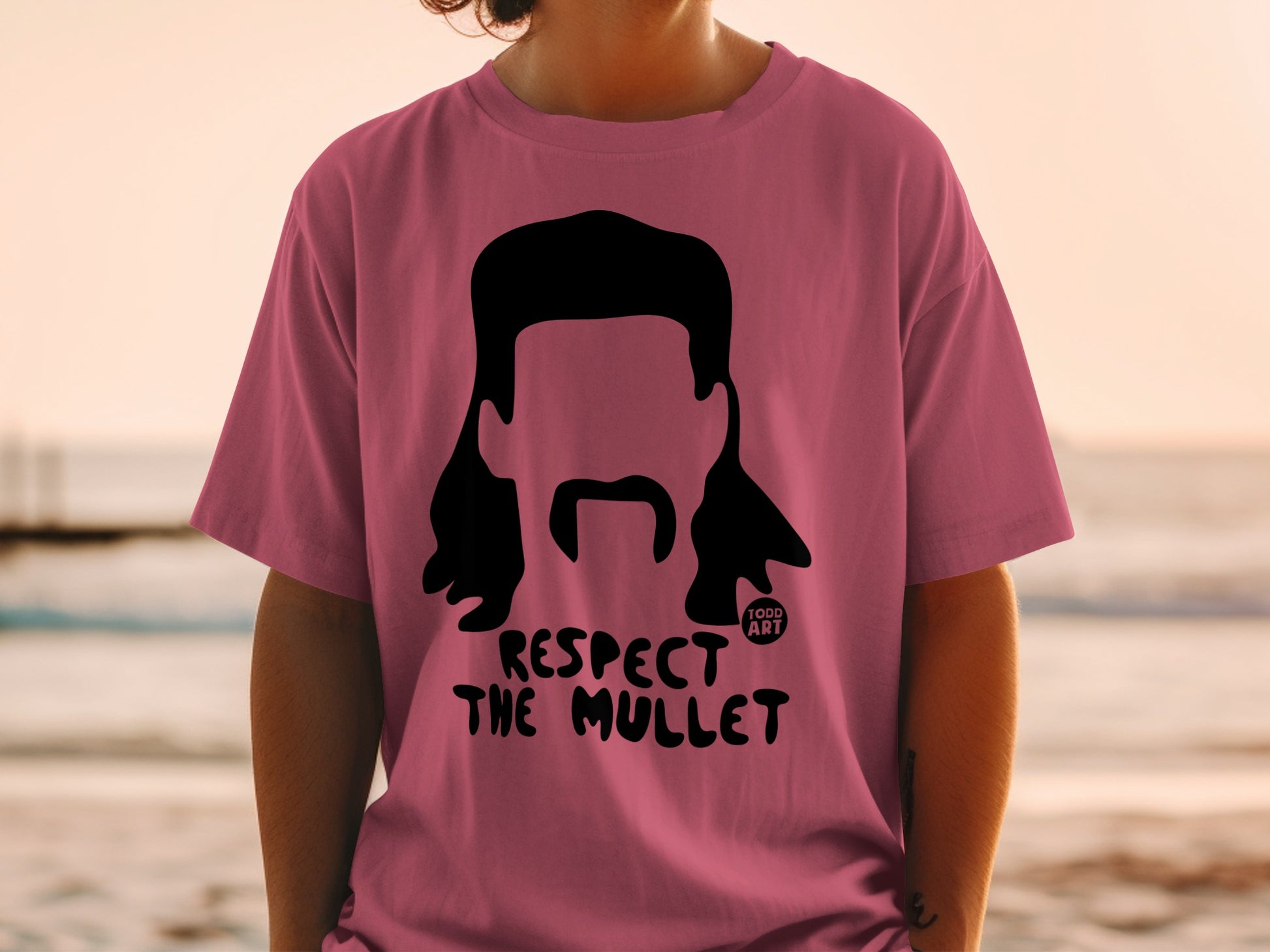 Respect The Mullet Silhouette Graphic product type