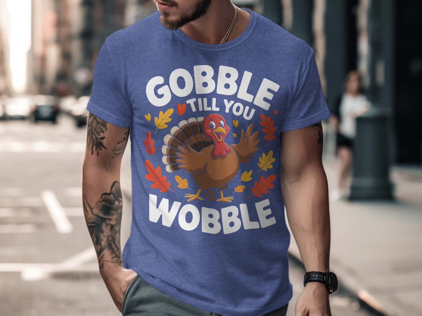 Gobble Till You Wobble Thanksgiving T-shirt product type
