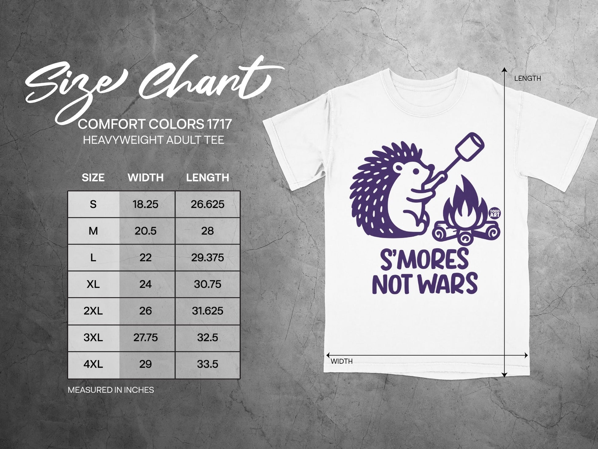 Comfort Colors 1717 S'mores Not Wars T-shirt