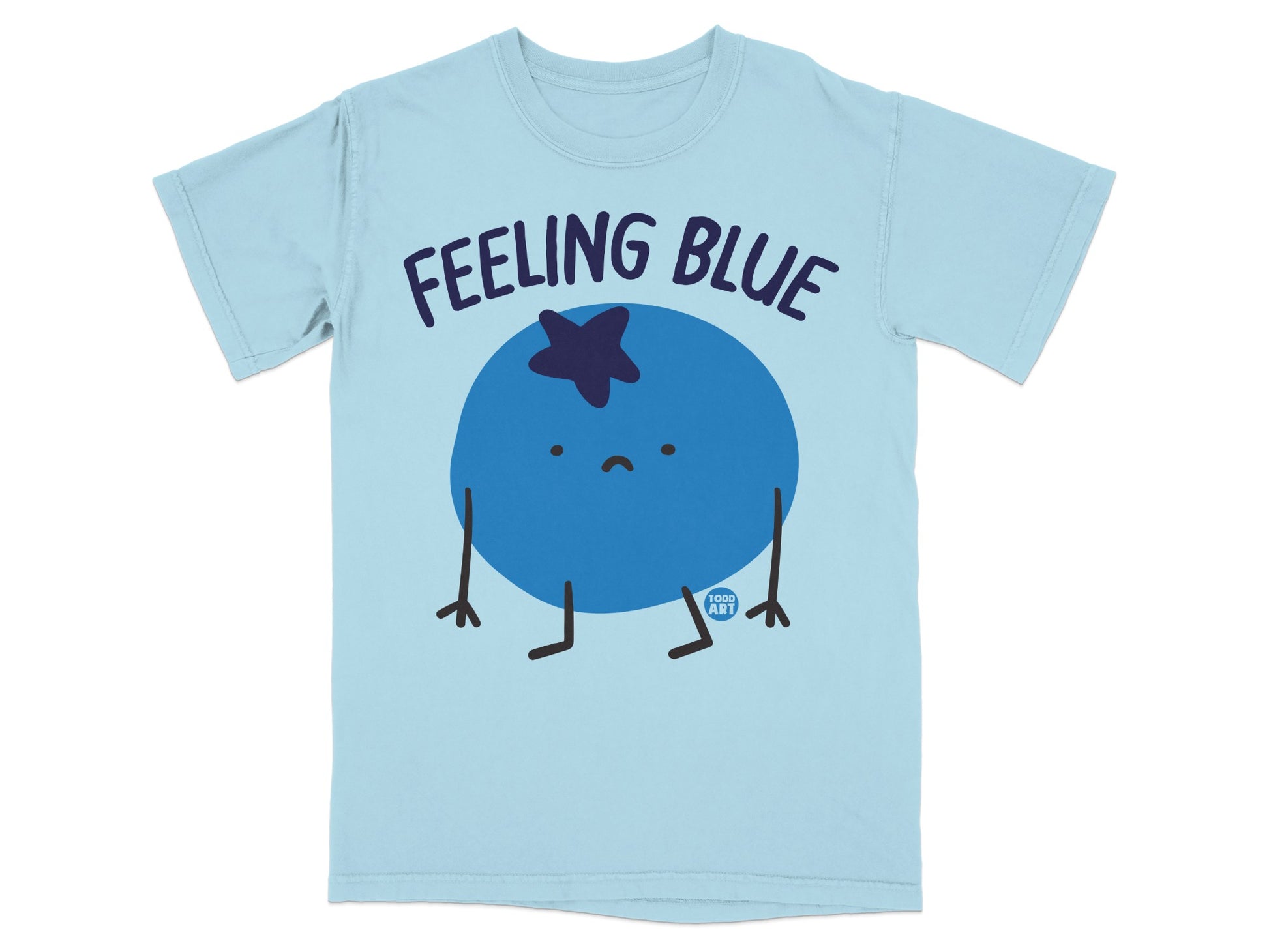 Feeling Blue Blueberry Sad Character Funny Design product type