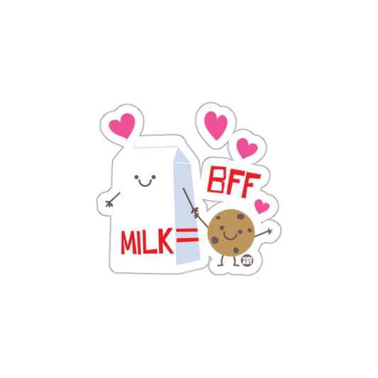 Cartoon Milk and Cookie BFF Sticker Fun Design