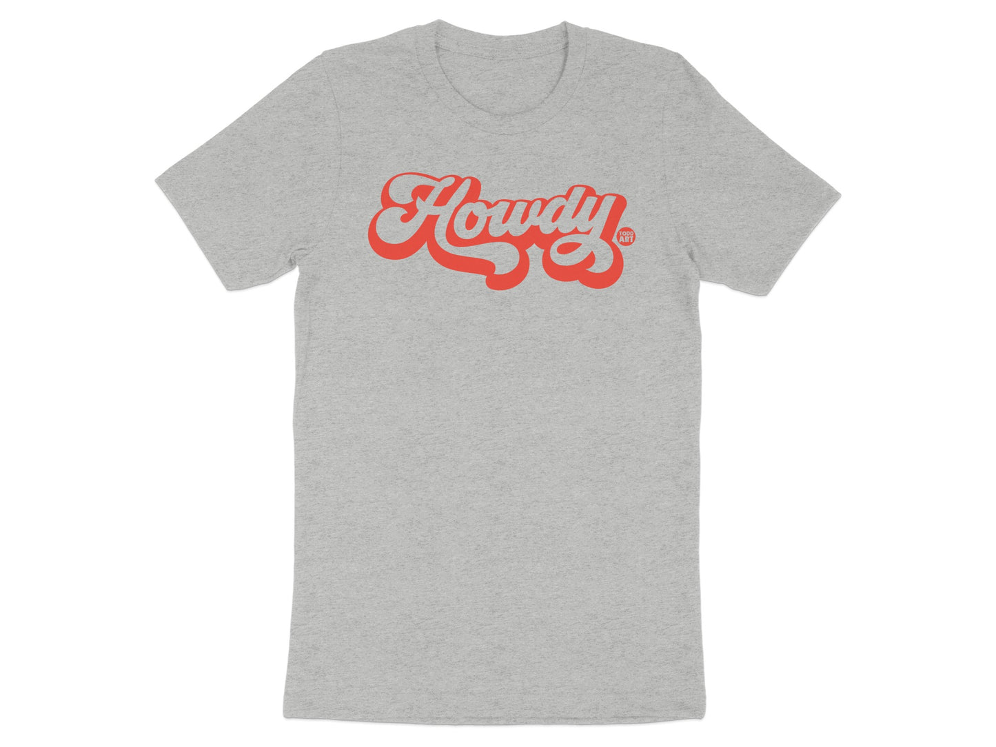 Howdy Graphic Print Casual Tee Shirt for Everyday Wear