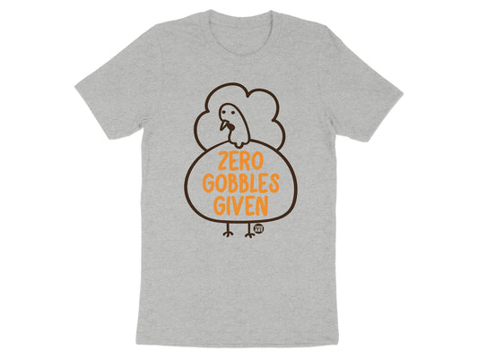 Zero Gobbles Given Funny Turkey T-shirt product type