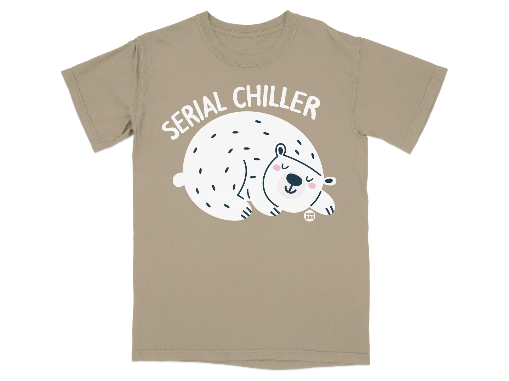 Serial Chiller Polar Bear Graphic T-Shirt Design
