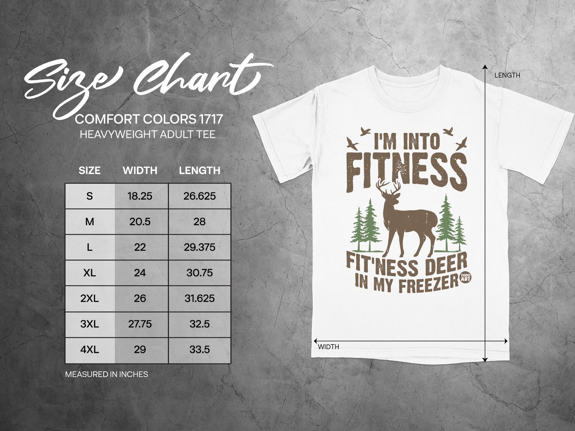 I'm Into Fitness Fit'ness Deer In My Freezer T-Shirt