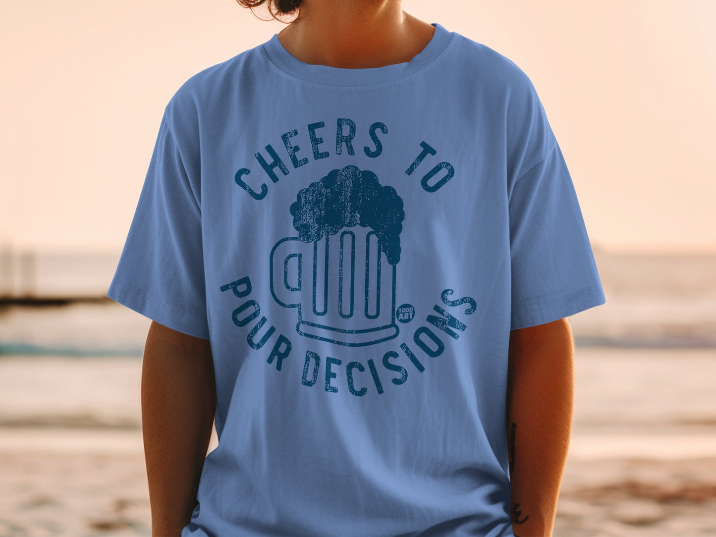 Cheers to Pour Decisions Graphic T-Shirt