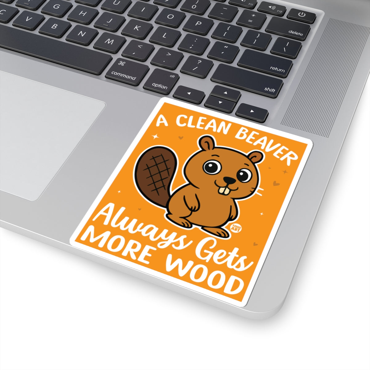 a-clean-beaver-gets-more-wood-sticker