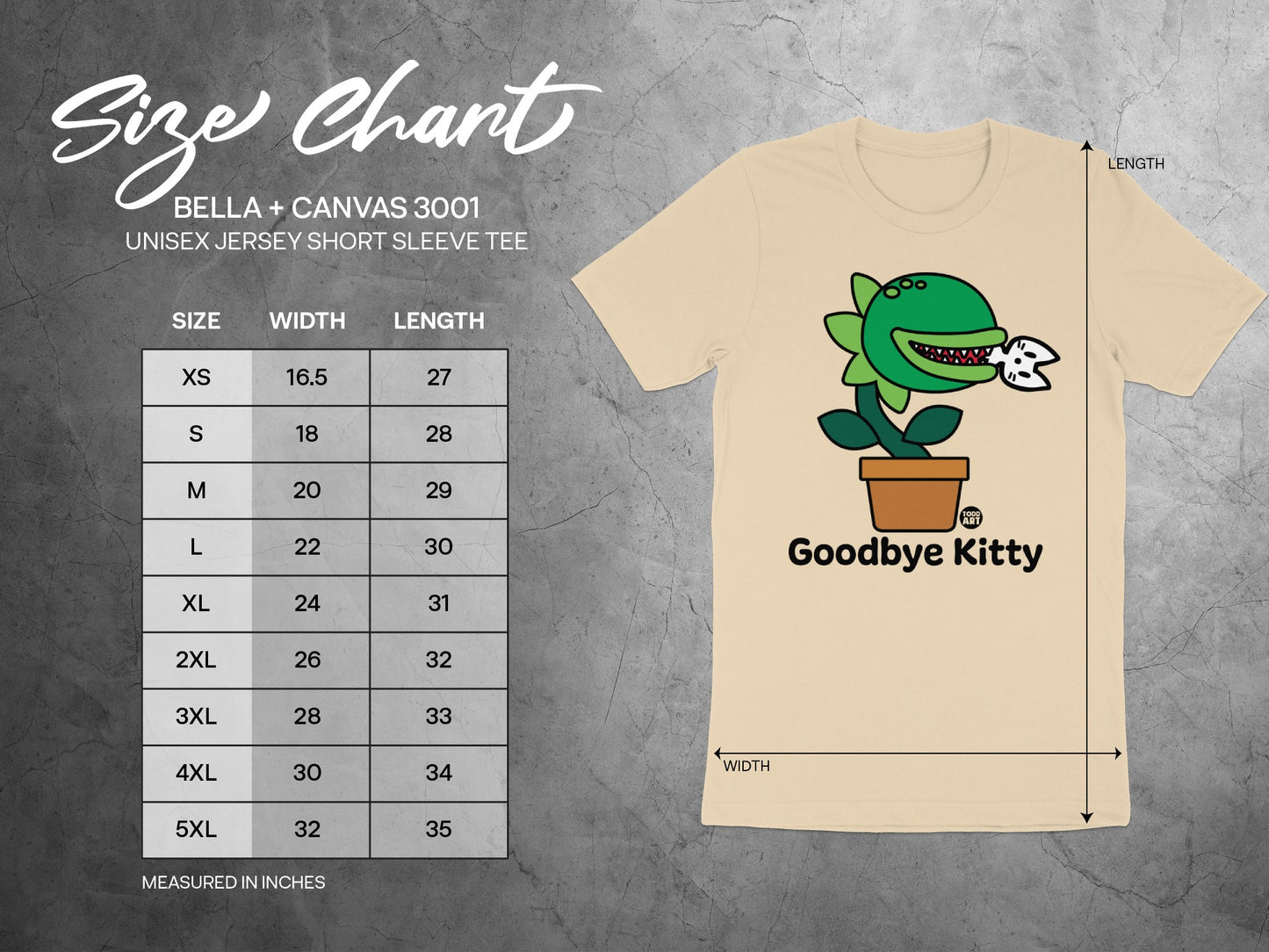 Goodbye Kitty Unisex Jersey Short Sleeve Tee
