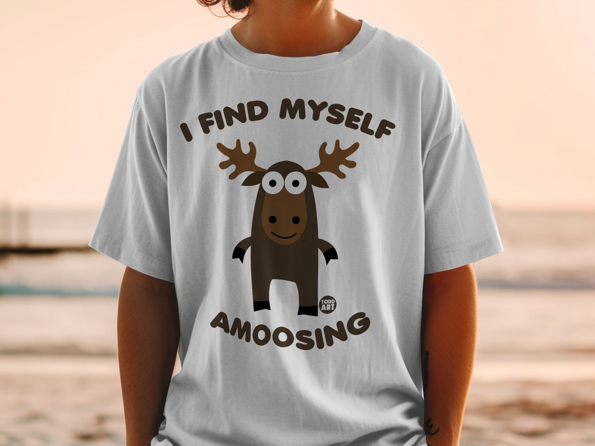 I Find Myself Amoosing Todd Art Graphic Shirt