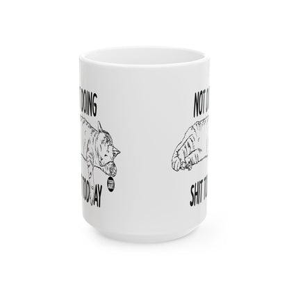 Resting Cat Todd Art Mug