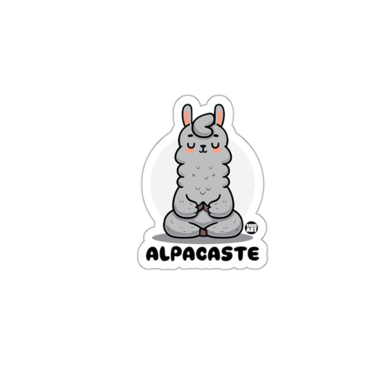 Zen Alpaca Cute Alpacaste Meditating Sticker