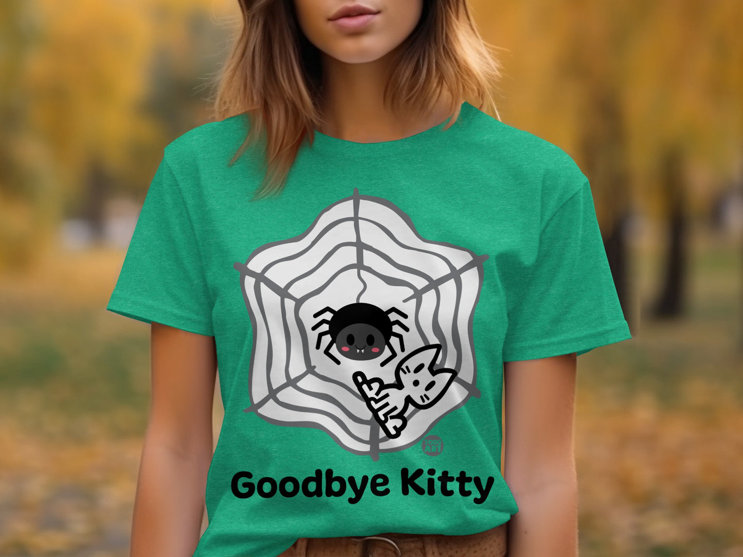 Goodbye Kitty Halloween Edition Graphic T-Shirt