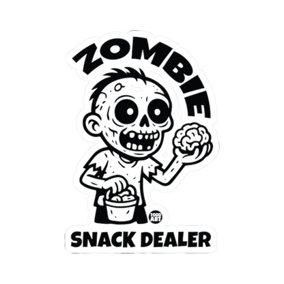 Zombie Snack DealerTodd Art Sticker