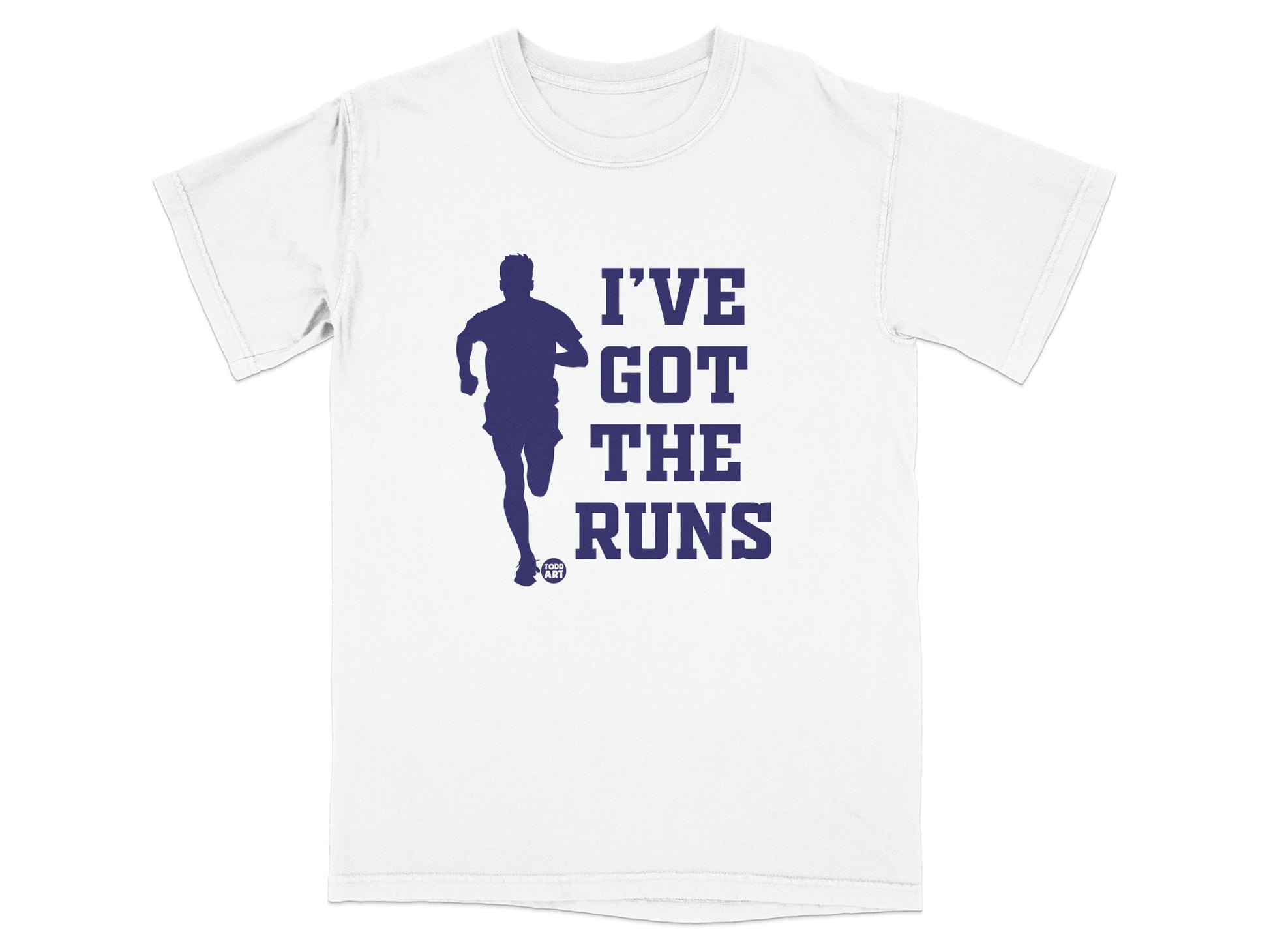 I'VE GOT THE RUNS Runner Graphic Funny Saying product type