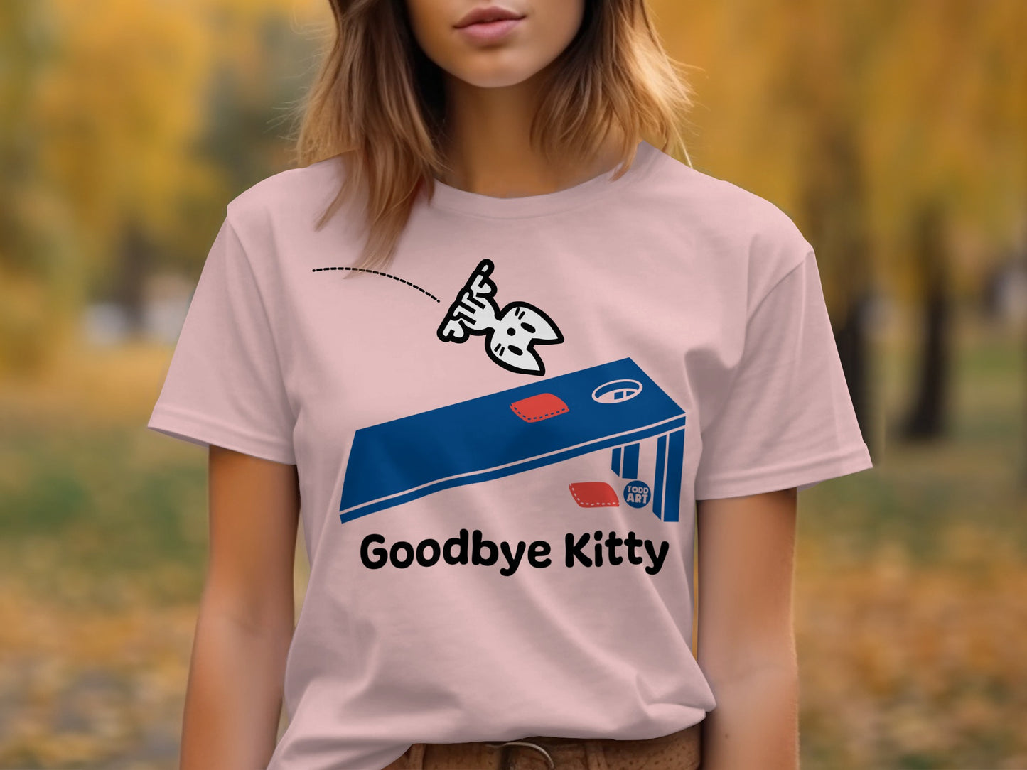 Goodbye Kitty Graphic T-Shirt Fun and Unique Design