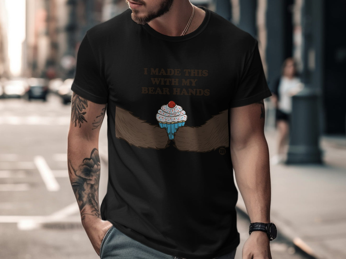 I Made This With My Bear Hands Graphic T-Shirt