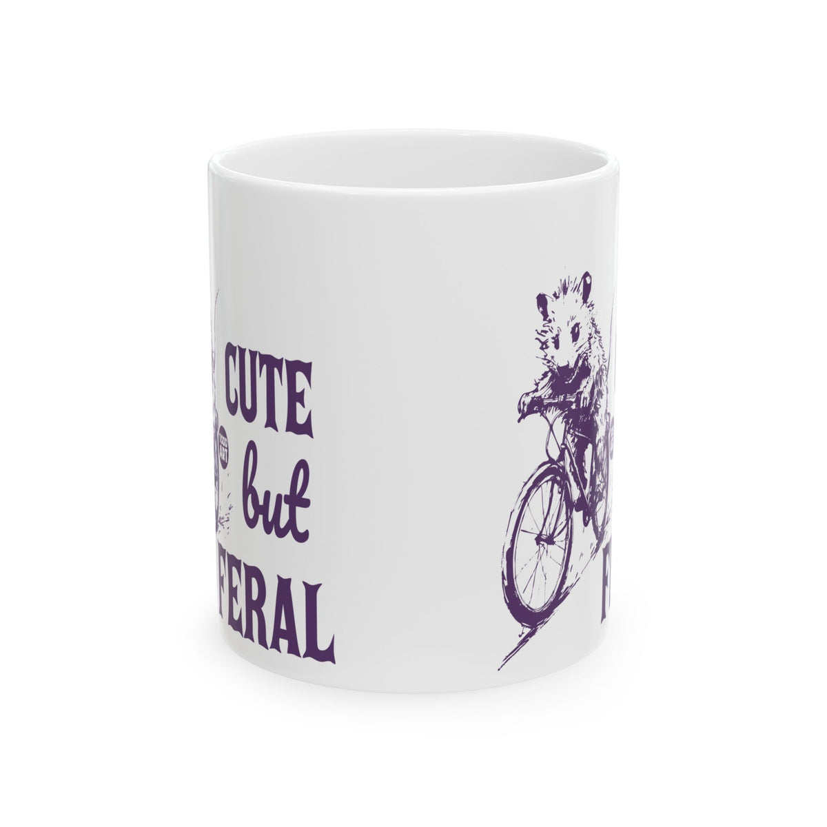 Cute Buff Feral Todd Art Mug