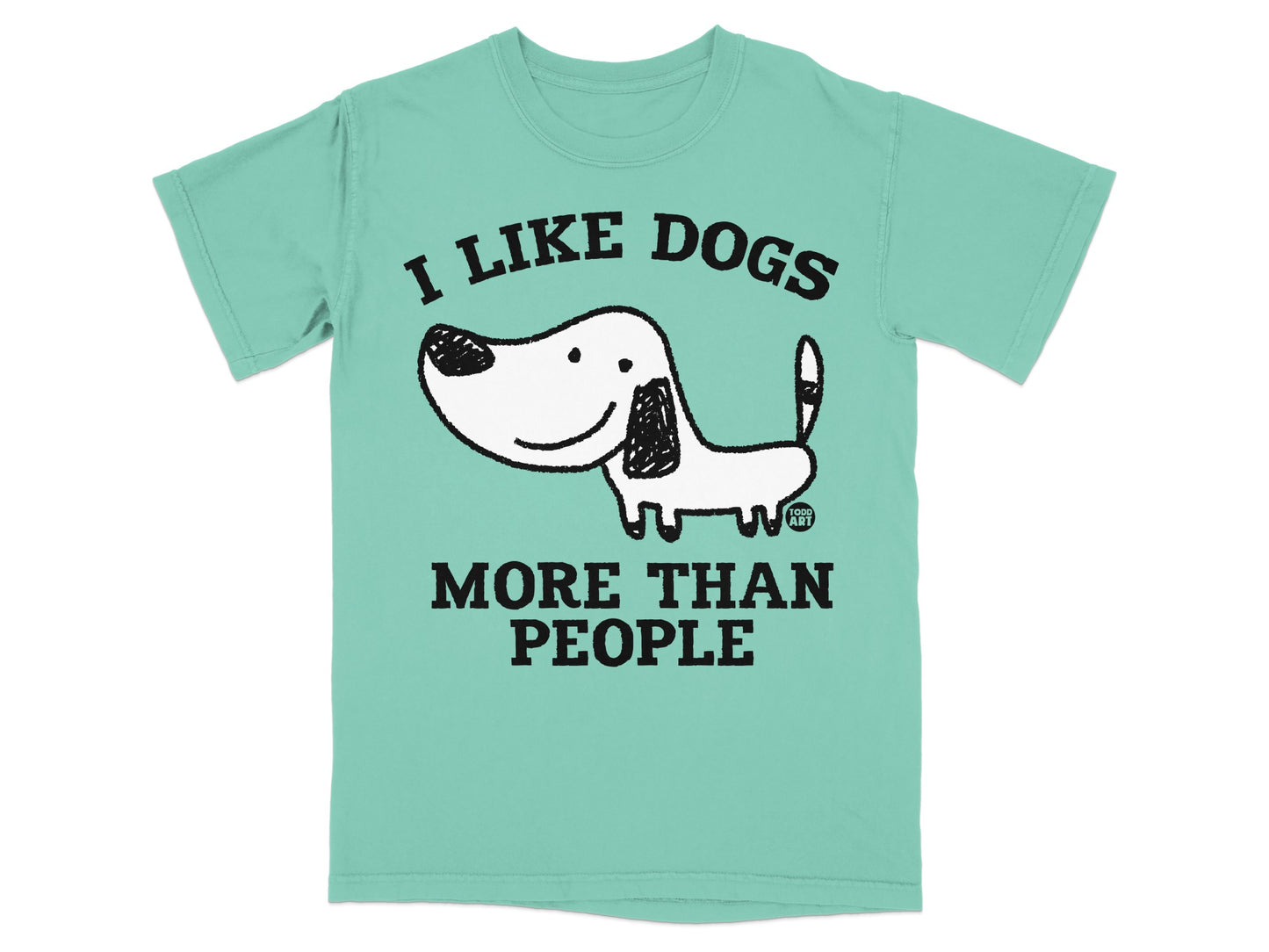 I Like Dogs More Than People Graphic T-shirt