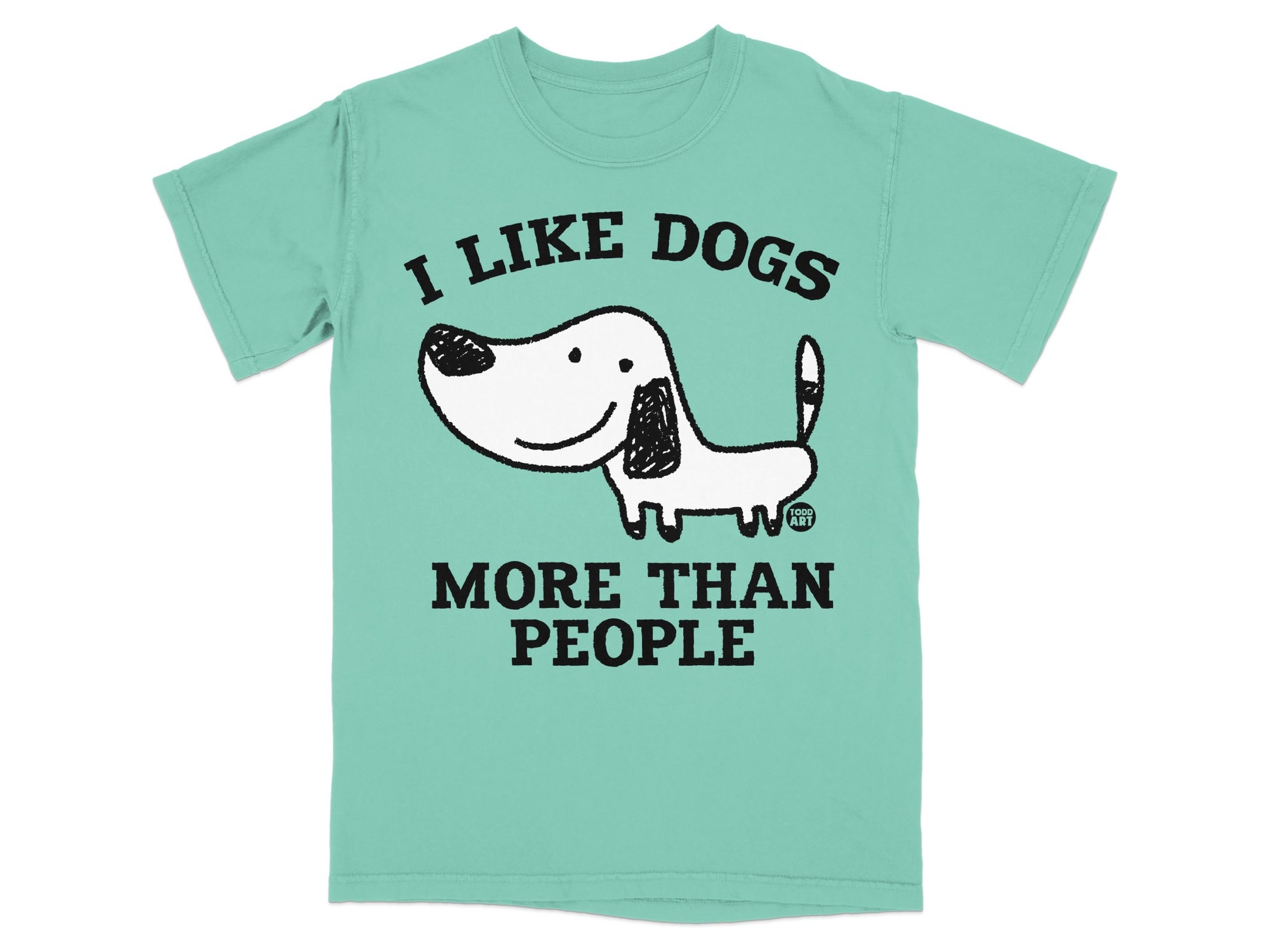 I Like Dogs More Than People Graphic T-shirt