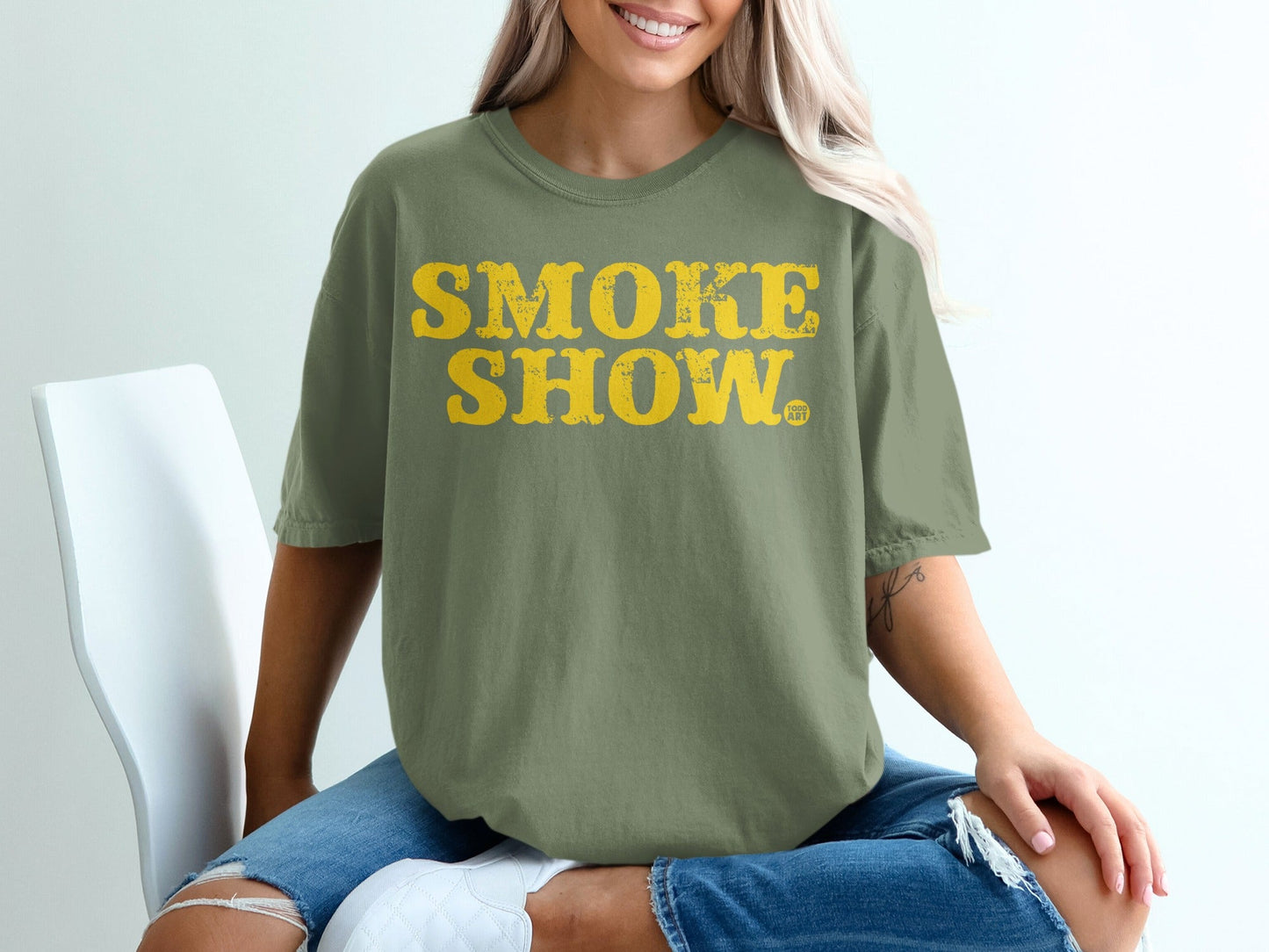 Smoke Show Bold Graphic Casual Wear T-shirt