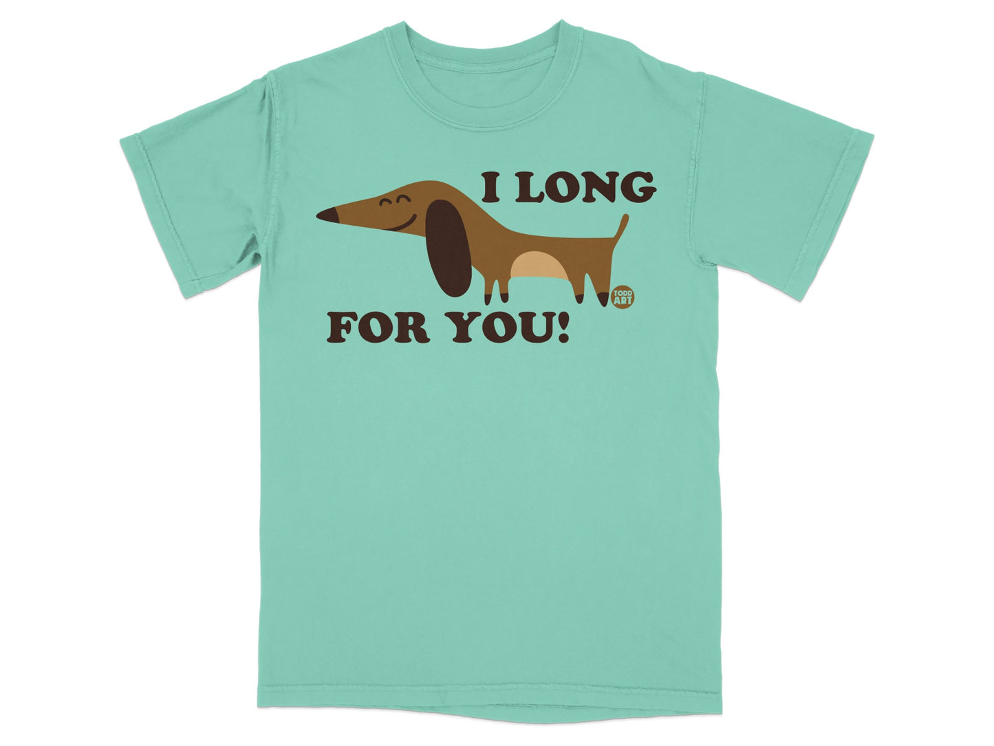 I Long for You Cute Dachshund Graphic Tee Product